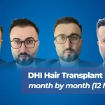 DHI Hair Transplant Results Month by Month