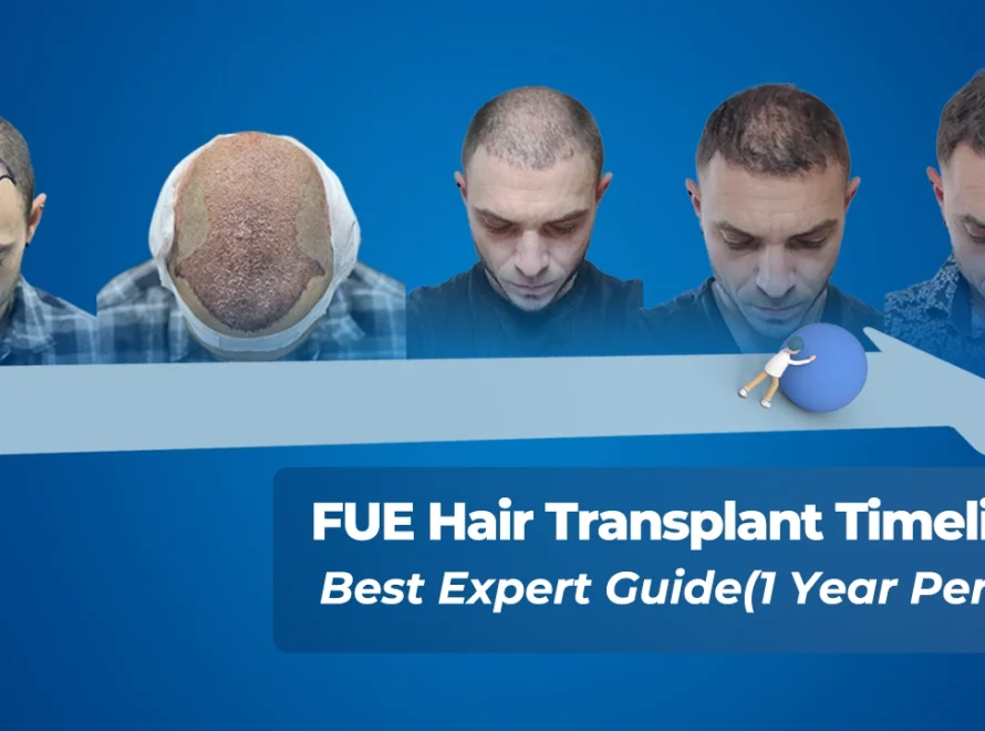 FUE Hair TRansplant Timeline