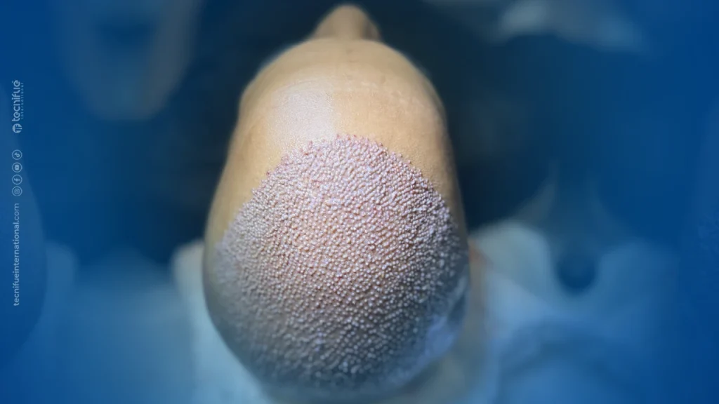 Hair Transplant Surgery just finished