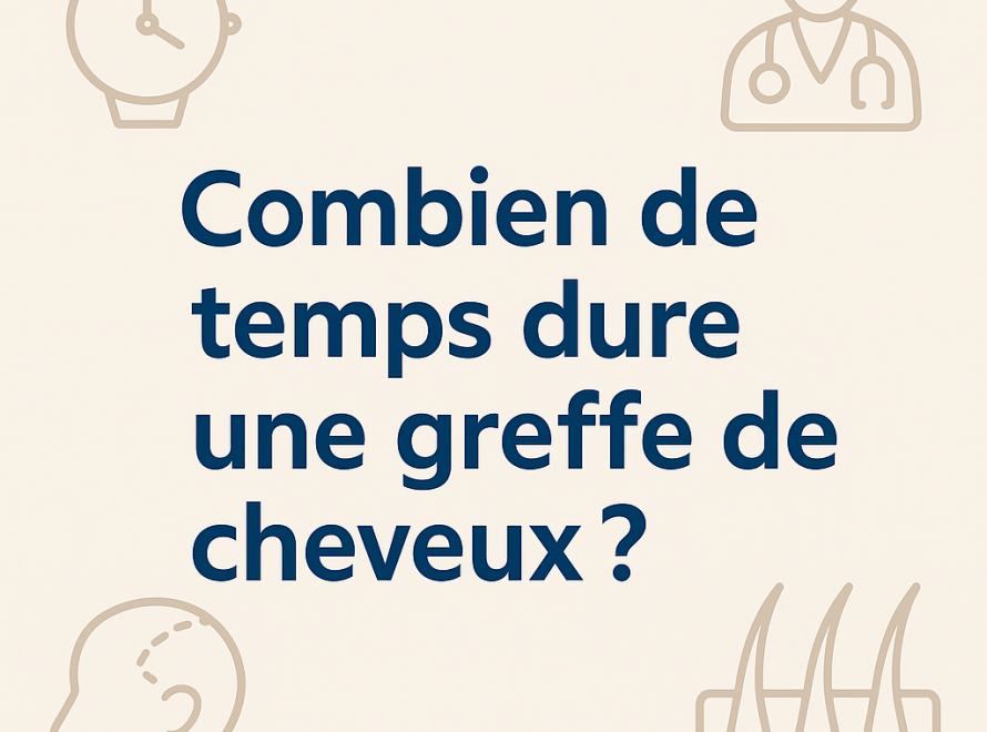 Combien de temps dure une greffe de cheveux ?