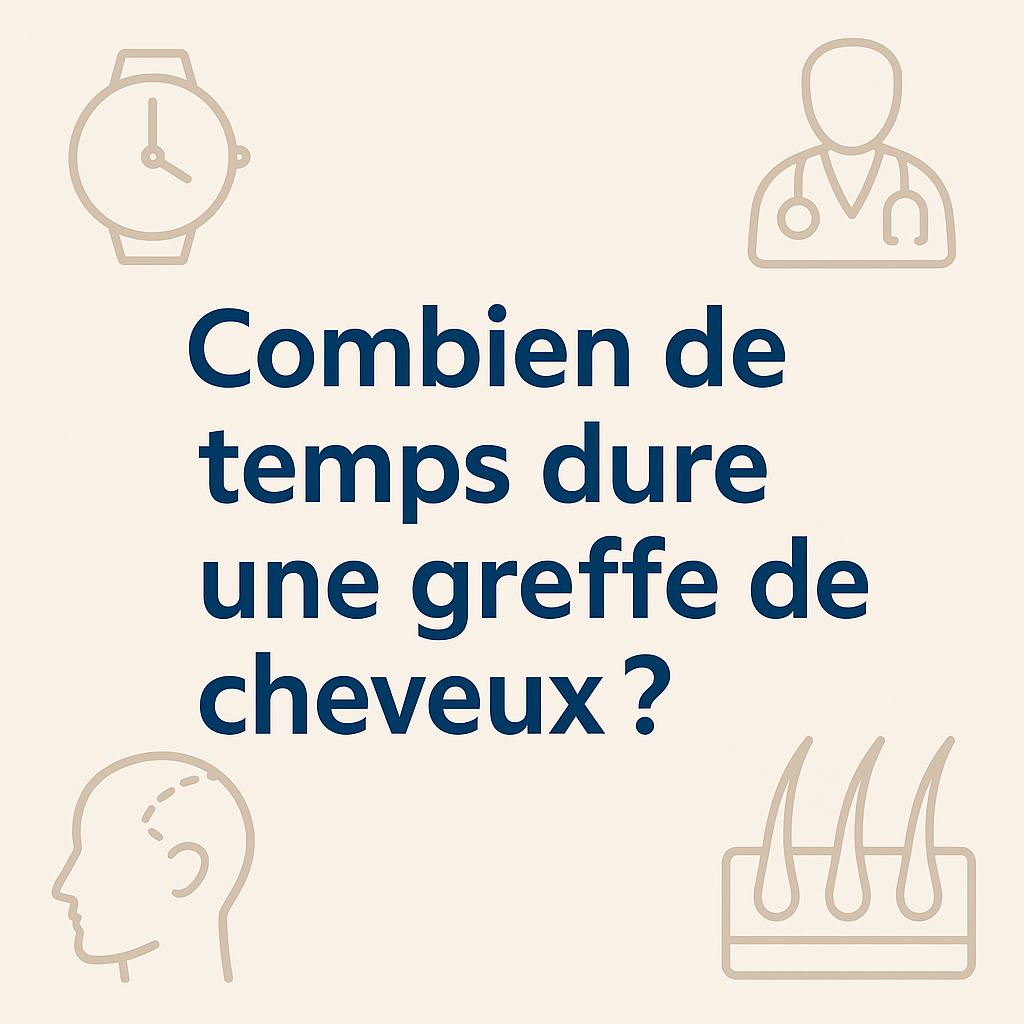 Combien de temps dure une greffe de cheveux ?