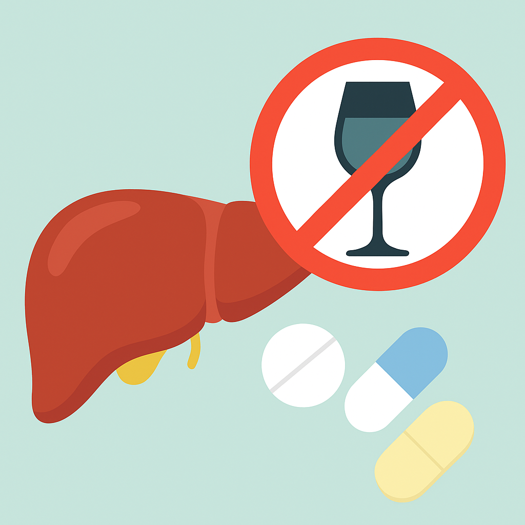 Alcool après opération interactions médicaments foie