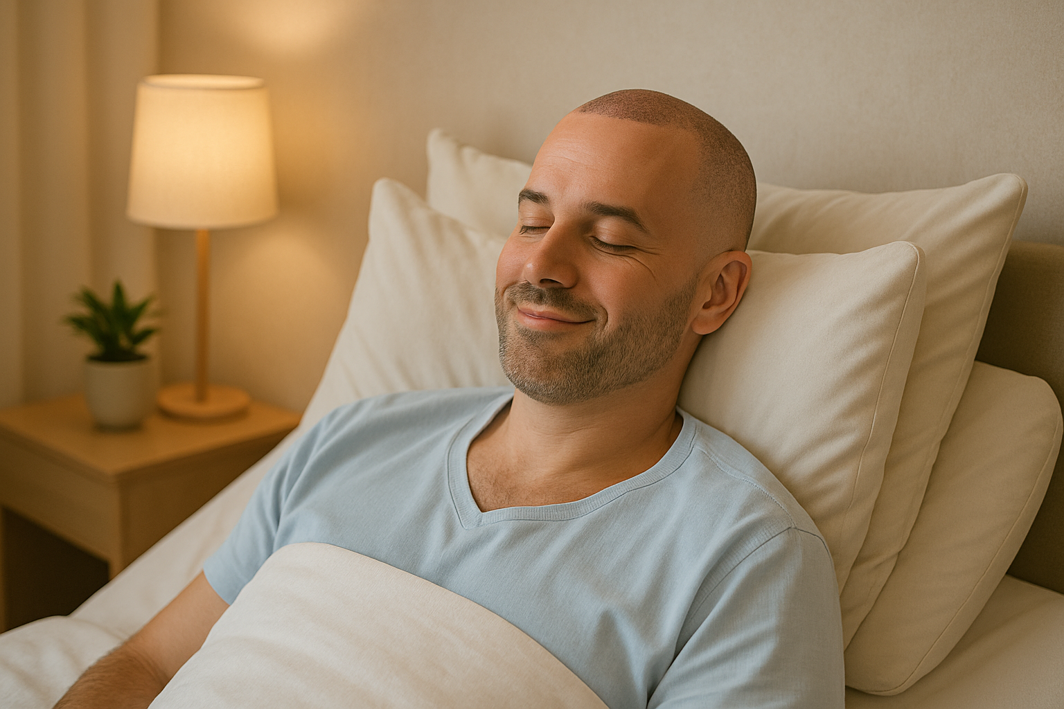 Comment dormir après une greffe de cheveux