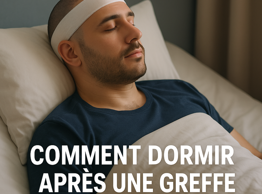Comment dormir après greffe de cheveux