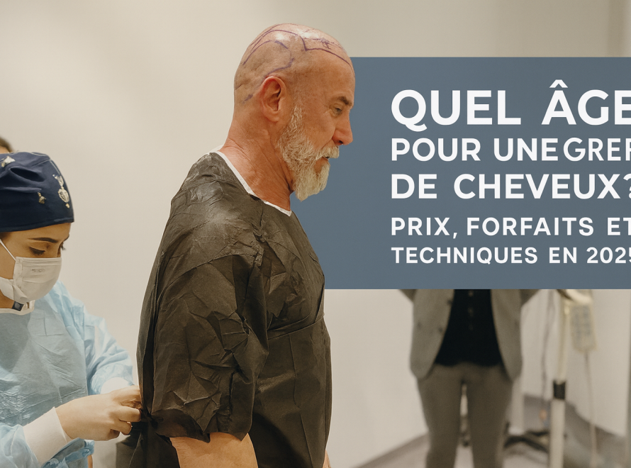 Quel âge pour une greffe de cheveux