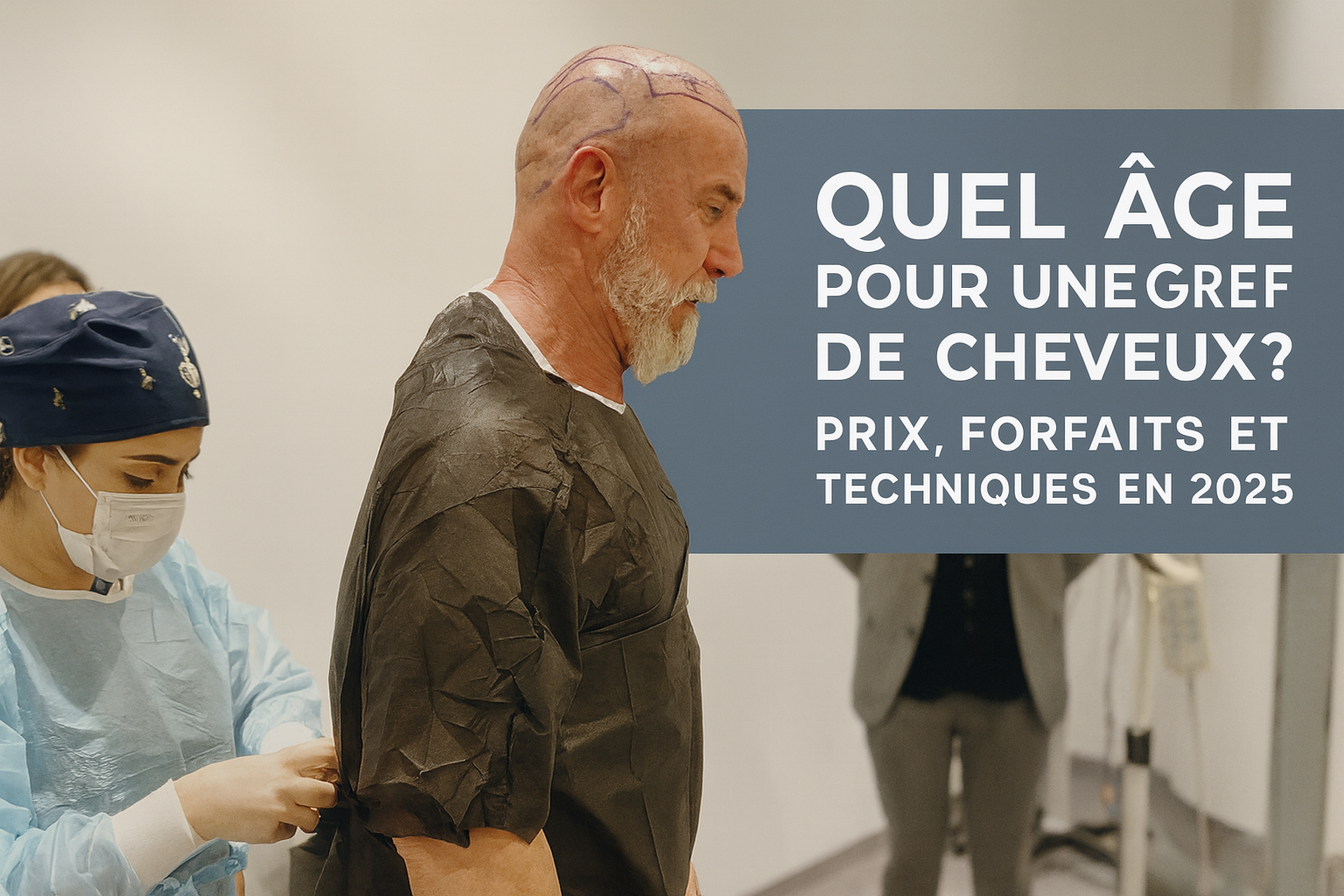 Quel âge pour une greffe de cheveux