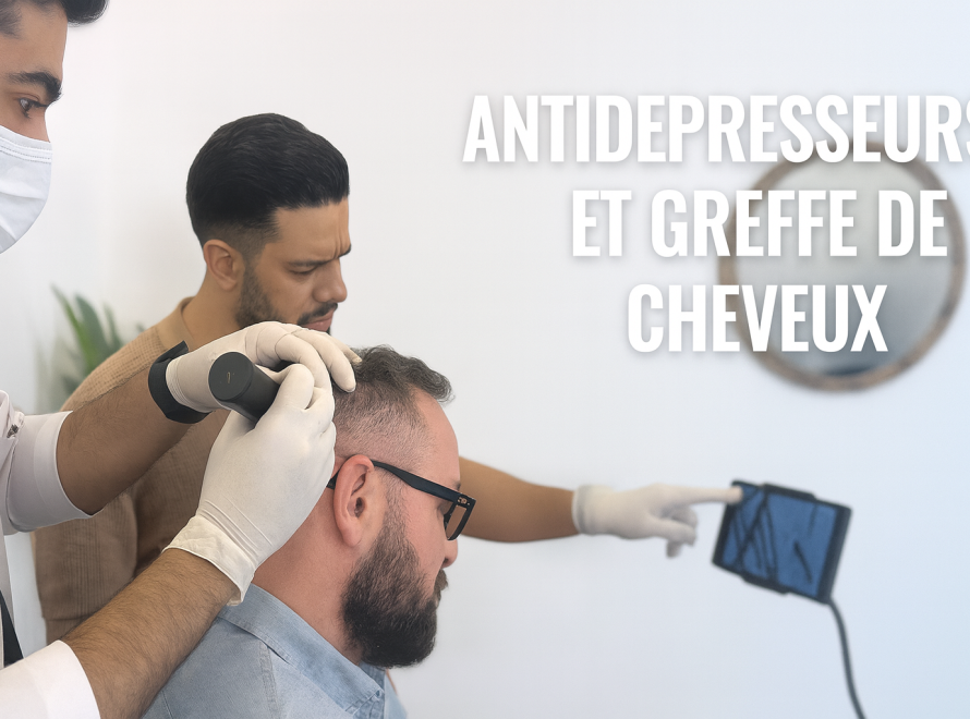 Antidépresseurs et Greffe de Cheveux Cover