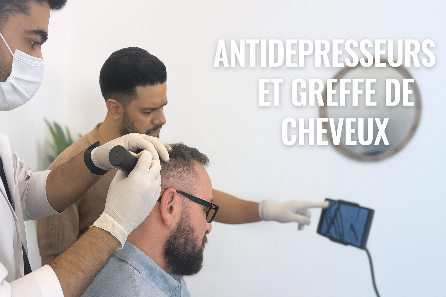 Antidépresseurs et Greffe de Cheveux Cover