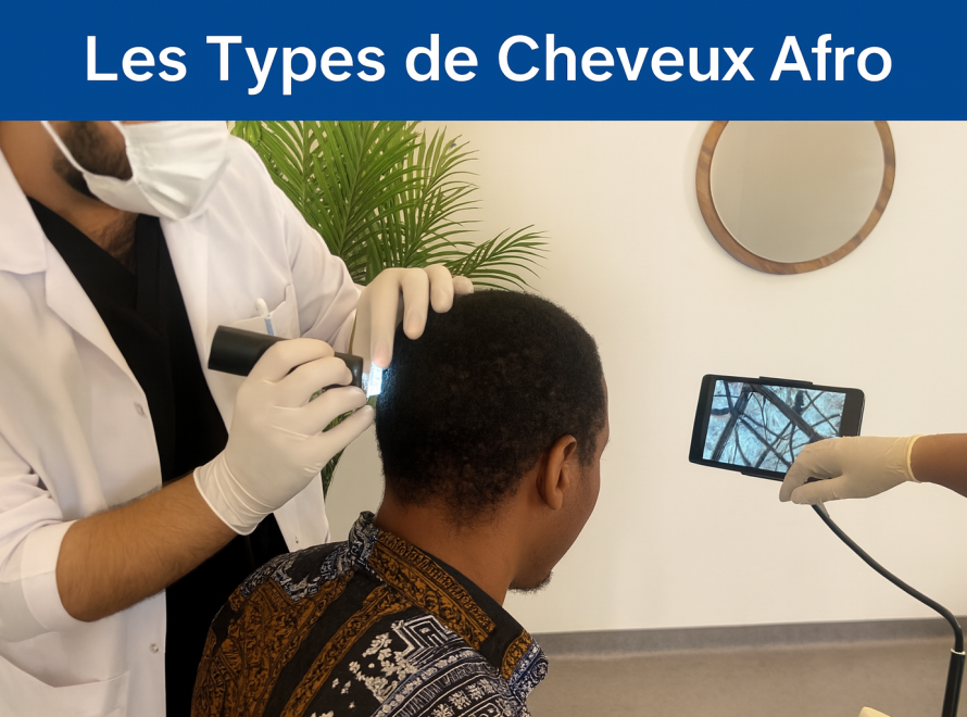 Analyse des types de cheveux Afro