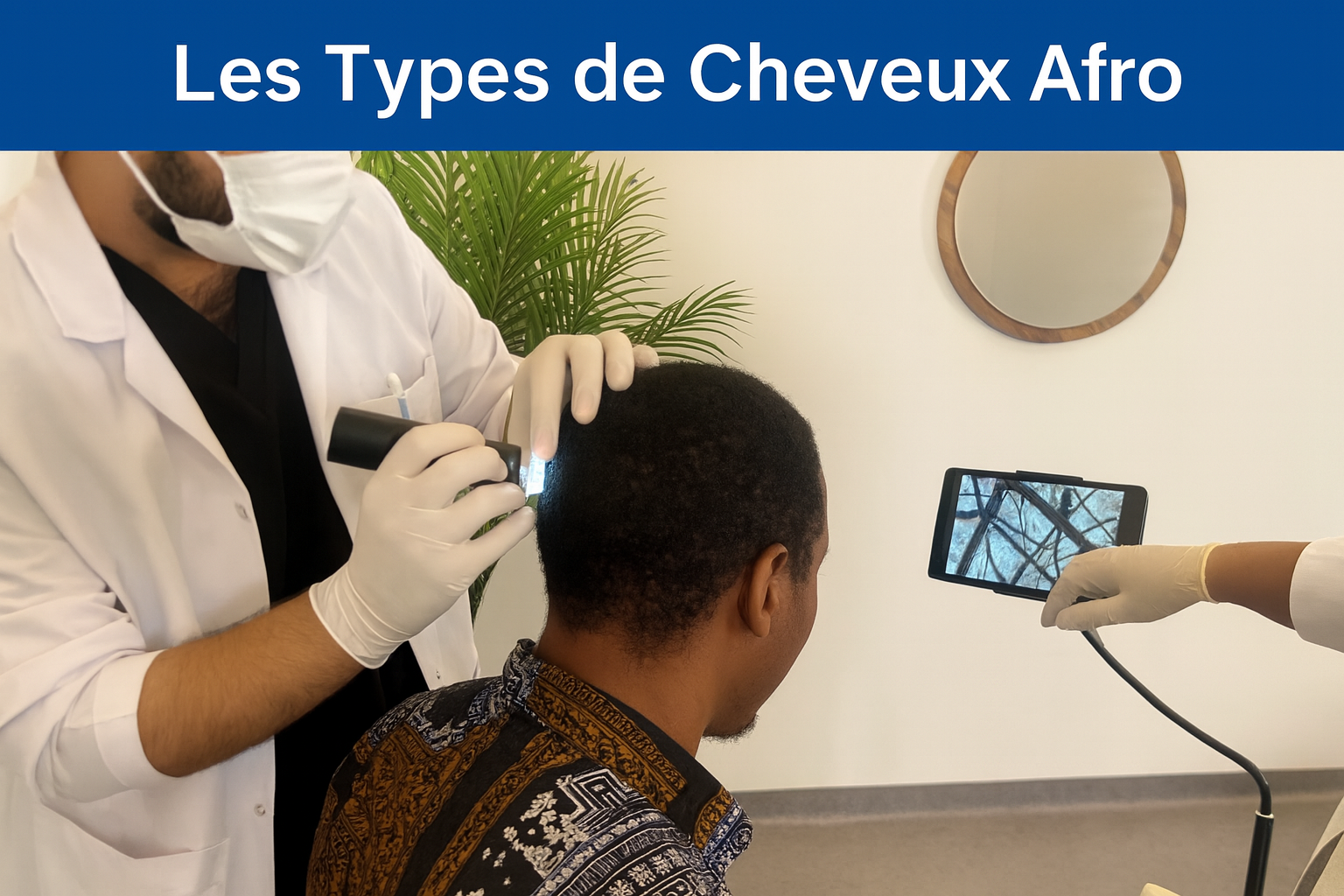 Analyse des types de cheveux Afro