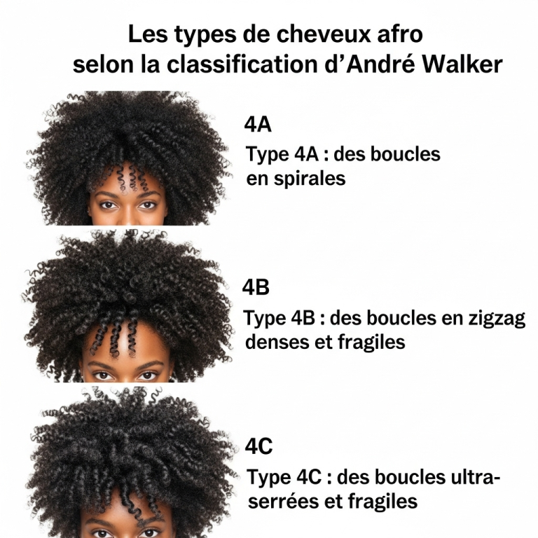 Types de cheveux afro guide complet 4A, 4B, 4C (2026) — free download