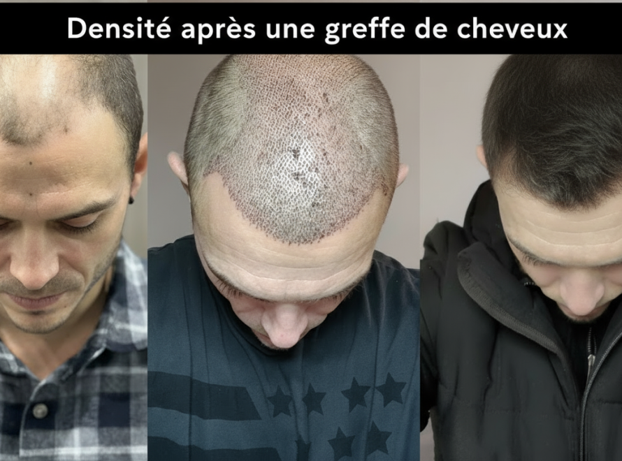 Densité après une greffe de cheveux cover