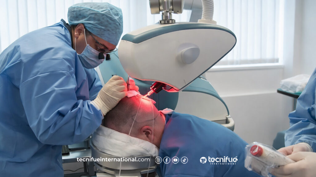 greffe de cheveux robotisée