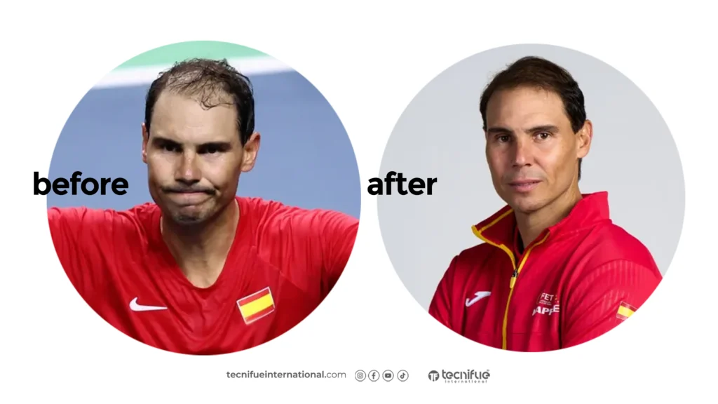 Rafael Nadal  Greffe de Cheveux 