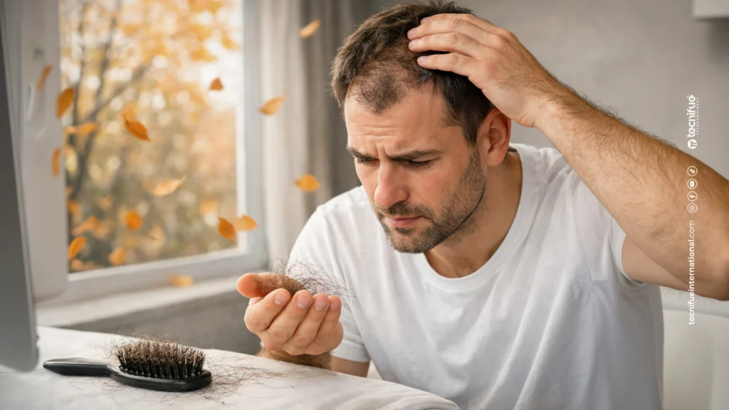 Perte de cheveux saisonniere