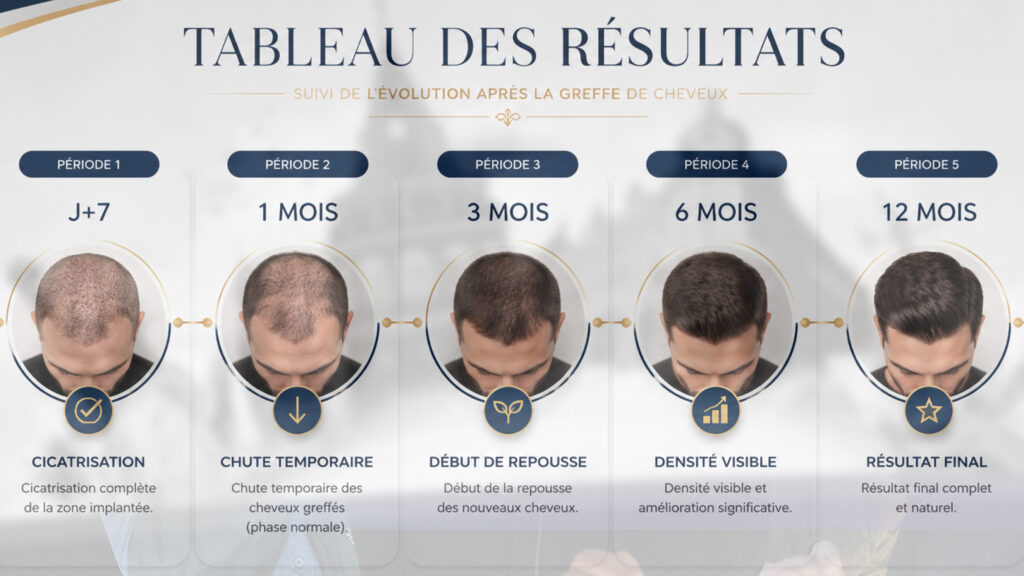 Greffe de Cheveux chez TecniFUE Résultat