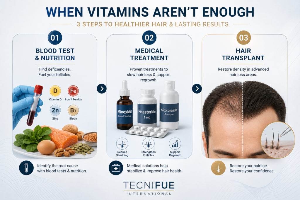Hair Falling Out When Vitamins Aren’t Enough