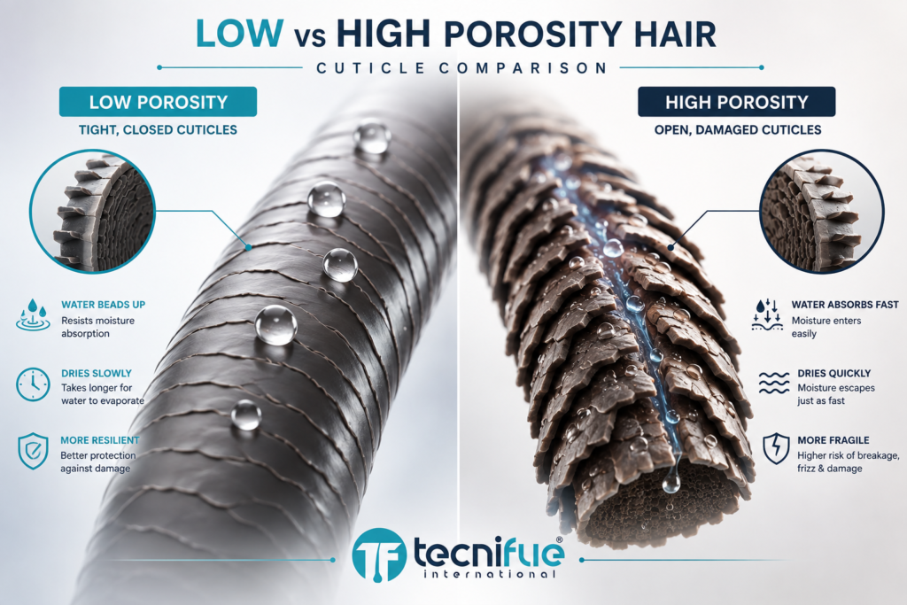 Low vs High Porosity Hair