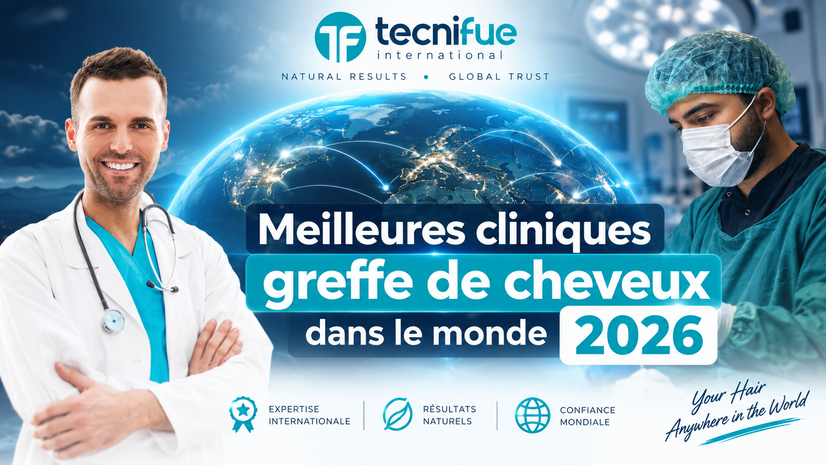 Meilleures cliniques greffe de cheveux dans le monde 2026