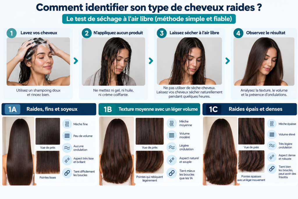 Comment connaître son type de cheveux